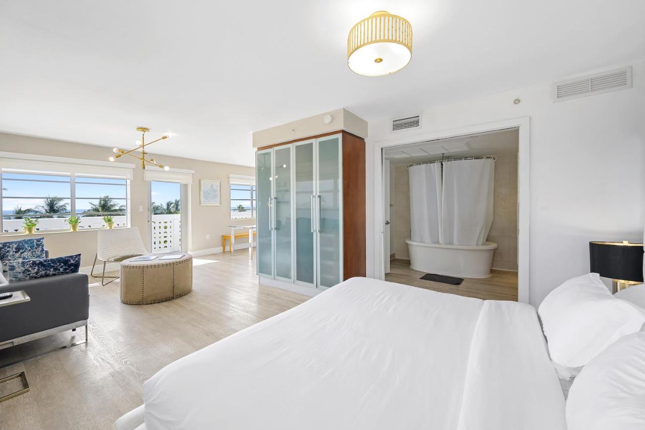 Ocean Drive Apartments With Rooftop Pool, South Beach, Miami Miami Beach Eksteriør bilde